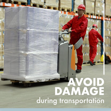 2 Heavy Duty Shrink Pallet Wrap Cling Film 400mm 150m 20mu Stretch - Live4gadgets