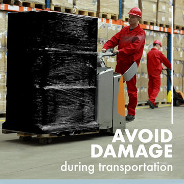 2 Heavy Duty Shrink Pallet Wrap Cling Film 400mm 150m 20mu Stretch - Live4gadgets