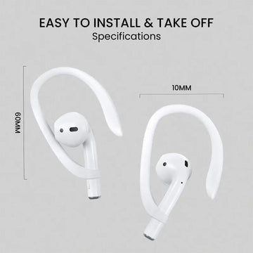 Aipods Safety 3 Pair Quality Anti-lost Ear Hook Earphone Holder Protective Earhook - Live4gadgets