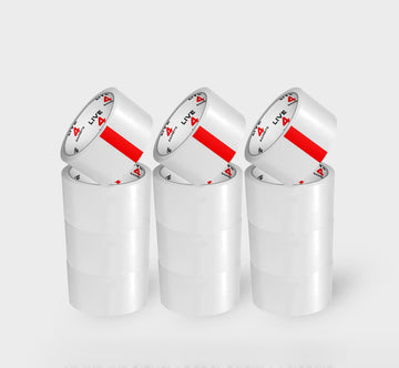 Clear Strong Parcel Packing Tape Carton Sealing 48mm X 66m Packaging x 12 - Live4gadgets