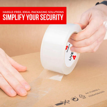 Clear Strong Parcel Packing Tape Carton Sealing 48mm X 66m Packaging x 48 - Live4gadgets