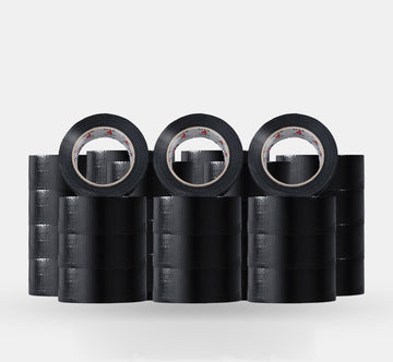 Duct Gaffer Tape Heavy Duty Waterproof Cloth Gaffa Duck Black Silver 50m x 36 - Live4gadgets