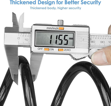 HEAVY DUTY STRONG MOTORCYCLE MOTORBIKE BIKE SECURITY CHAIN AND PADLOCK LOCK - Live4gadgets