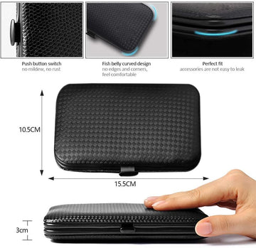 Manicure Set Nail Set Nail Clipper Kit Professional - Stainless Steel Pedicure Set Nail Grooming Kit of 12pcs with Case for Travel (Black/Red) - Live4gadgets