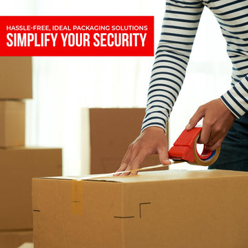 Strong Brown Tape Buff Parcel Packing Tape 48MM X 66M Box Sealing Rolls x 12 - Live4gadgets