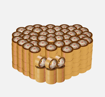 Strong Brown Tape Buff Parcel Packing Tape 48MM X 66M Box Sealing Rolls x 288 - Live4gadgets