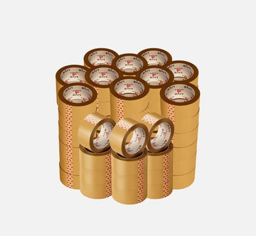 Strong Brown Tape Buff Parcel Packing Tape 48MM X 66M Box Sealing Rolls x 72 - Live4gadgets