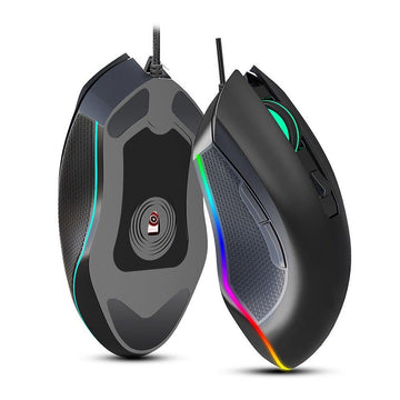 UPGRADED 2021 6400 DPI 6 BUTTONS USB LED OPTICAL WIRED GAMING GAME MOUSE MICE - Live4gadgets