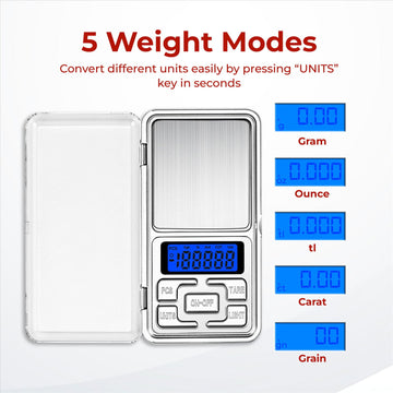0.1g to 200g Mini pocket weighing scale - Live4gadgets