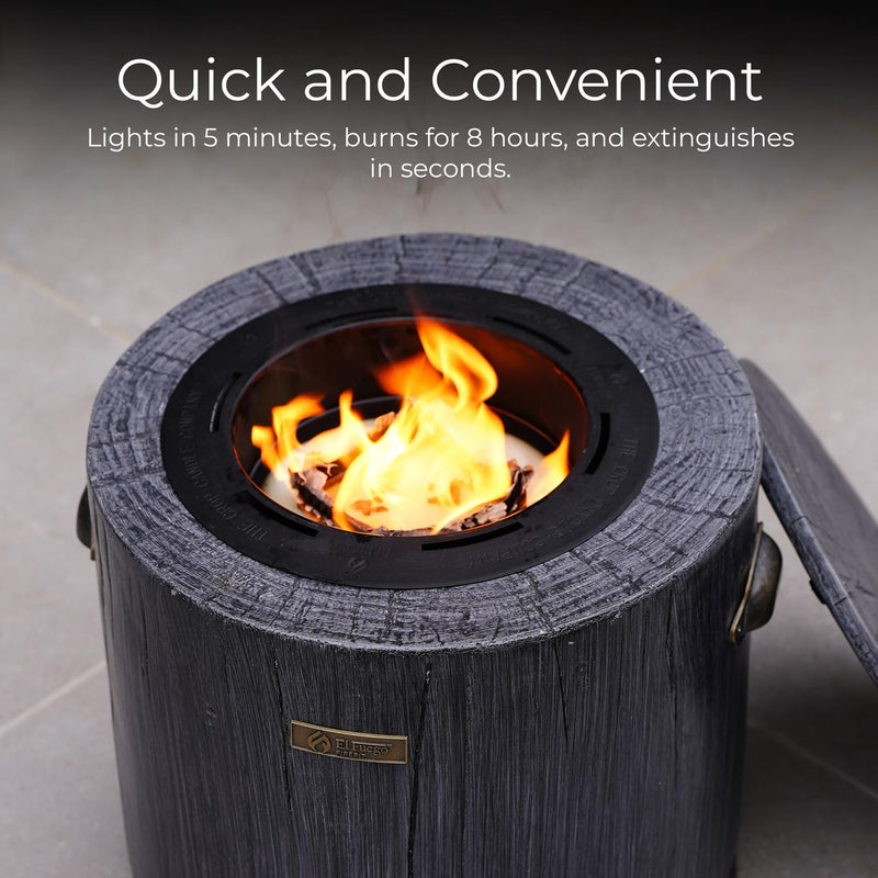 Large Smokeless fire pit, WaxBurning Firepit | Smoke less Bonfire stove