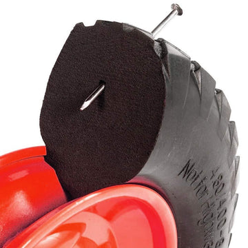 2 x 10" Tyre Pneumatic Sack Trolley Puncture Proof Tubeless Wheel Barrow Foam Tyre - Live4gadgets