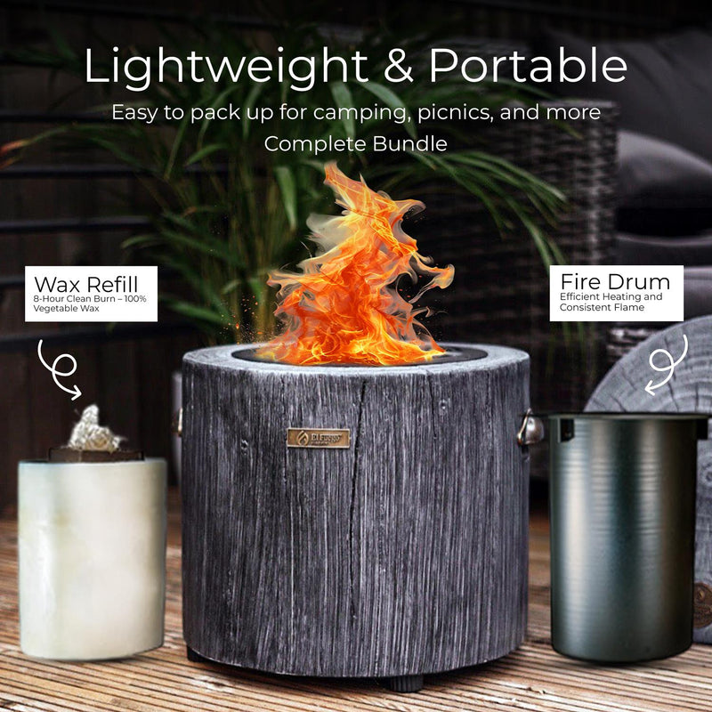 Large Smokeless fire pit, WaxBurning Firepit | Smoke less Bonfire stove