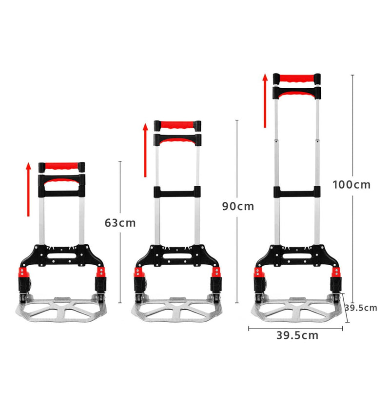 80 KG Heavy Duty Lightweight Folding Hard Truck Multi-function Cart Trolley