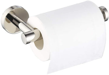 Chrome Wall-Mounted Toilet Paper Holder – Large Roll Capacity, Stainless Steel, Easy Install - Live4gadgets