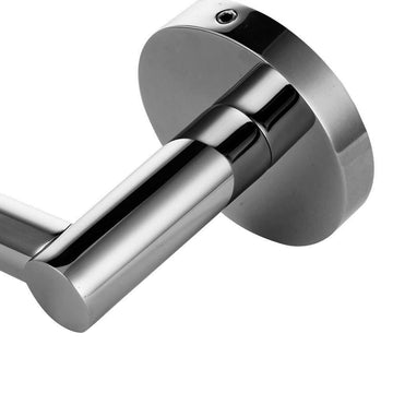 Chrome Wall-Mounted Toilet Paper Holder – Large Roll Capacity, Stainless Steel, Easy Install - Live4gadgets