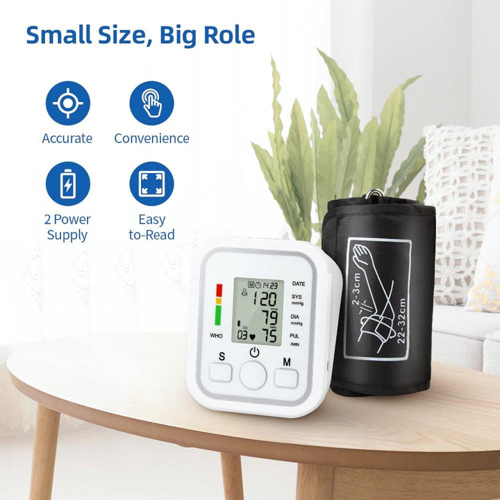 Digital Automatic Wrist Blood Pressure Monitor Heart Rate Tester Measure Machine - Live4gadgets
