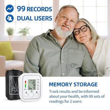 Digital Automatic Wrist Blood Pressure Monitor Heart Rate Tester Measure Machine - Live4gadgets