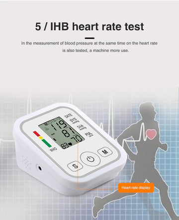 Digital Automatic Wrist Blood Pressure Monitor Heart Rate Tester Measure Machine - Live4gadgets