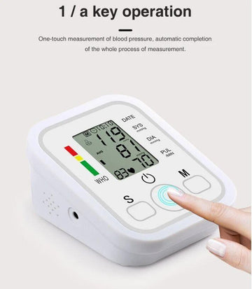 Digital Automatic Wrist Blood Pressure Monitor Heart Rate Tester Measure Machine - Live4gadgets