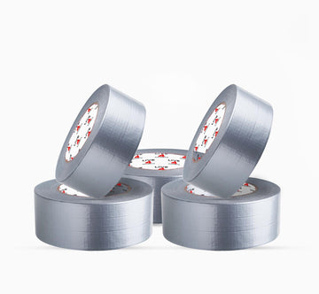 Duct Gaffer Tape Heavy Duty Waterproof Cloth Gaffa Duck Black Silver 50m x 5 - Live4gadgets