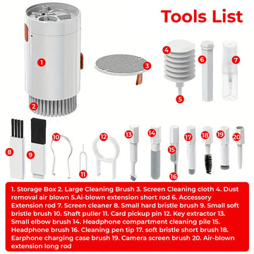 Laptop Screen Keyboard Cleaner Kit, Electronics Cleaning kit Tool for MacBook - Live4gadgets